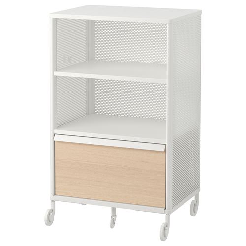 Офисный шкаф с умным замком - IKEA BEKANT, белый, 61х45х101 см, БЕКАНТ ИКЕА