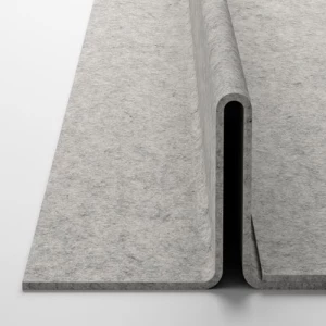 Вставка для обуви для выдвижного подноса - IKEA KOMPLEMENT, 100x58 см, серый КОМПЛИМЕНТ ИКЕА