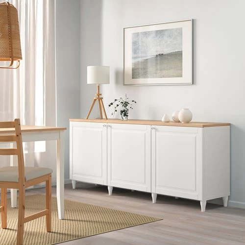 Комбинация для хранения - IKEA BESTÅ/BESTA/ БЕСТА/БЕСТО ИКЕА, 180x42x76 см, белый (изображение №2)