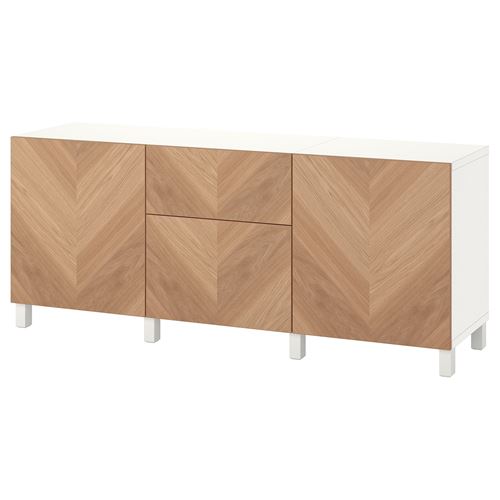 Комбинация для хранения - IKEA BESTÅ/ Бесто ИКЕА, 180x42x74 см, коричневый,