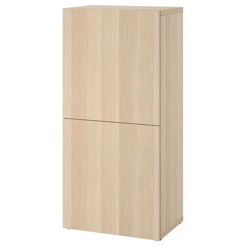 Шкаф - IKEA BESTÅ/BESTA/ Бесто ИКЕА, 60x42x129 см, коричневый (изображение №1)