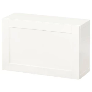 Навесной шкаф - IKEA BESTÅ/BESTA, 60x22x38 см, белый, БЕСТО ИКЕА