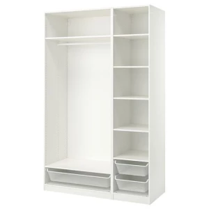 Гардероб - IKEA PAX, 150x58x236 см, белый ПАКС ИКЕА