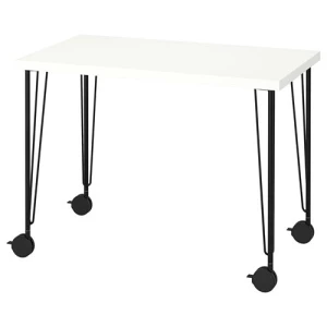 Письменный стол - IKEA LINNMON/KRILLE, 100x60 см, белый, Линнмон/Крилле ИКЕА