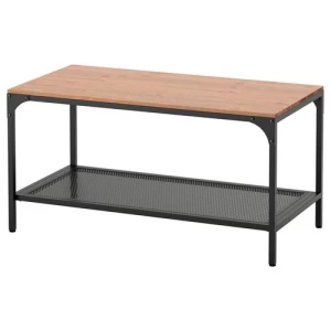 Журнальный стол - IKEA FJÄLLBO/ИКЕА ФЬЕЛЛЬБО, 46х90х46 см, черный