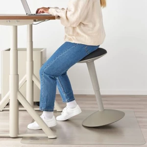 Высокий табурет - IKEA NILSERIK/ НИЛЬСЭРИК ИКЕА, 41 см, темно-серый