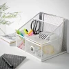 Настольный органайзер - IKEA DRÖNJÖNS/DRONJONS, 25x20 см, белый, ДРЁНЙОНС ИКЕА (изображение №6)