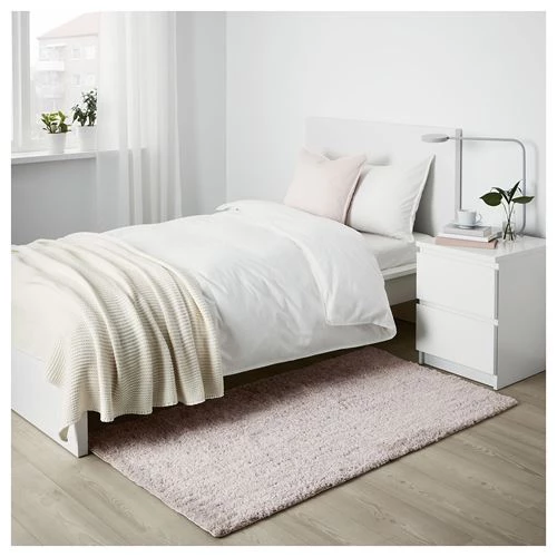 Ковер - IKEA LINDKNUD/ЛИНДКНУД ИКЕА, 150х80 см, серый (изображение №2)