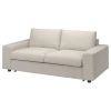 Диван-кровать 2-местный - IKEA VIMLE, 204х98х83 см, светло-бежевый, ВИМЛЕ ИКЕА