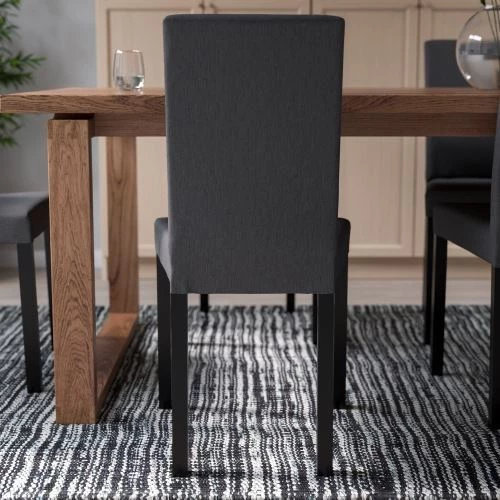 Стул - IKEA KÄTTIL /KATTIL,89х46х52 см, темно-серый/черный, КЭТТИЛ ИКЕА (изображение №3)