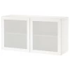 Навесной шкаф - IKEA BESTÅ/BESTA, 120x42x64 см, белый, БЕСТО ИКЕА (изображение №1)