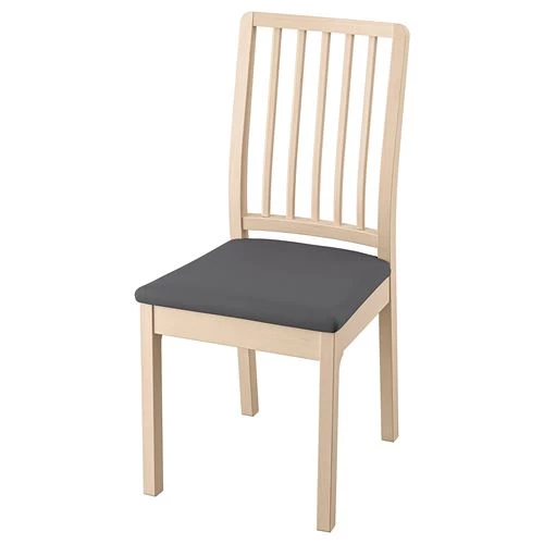 Стул - IKEA EKEDALEN, 95х45х51 см, под беленый дуб/темно-серый, ЭКЕДАЛЕН ИКЕА (изображение №1)