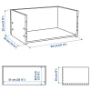Выдвижная рама - IKEA BESTÅ/BESTA, 60x25x40 см, белый, Беста/Бесто ИКЕА (изображение №2)