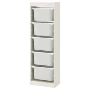 Стеллаж - IKEA TROFAST, 46х30х145 см, белый, ТРУФАСТ ИКЕА
