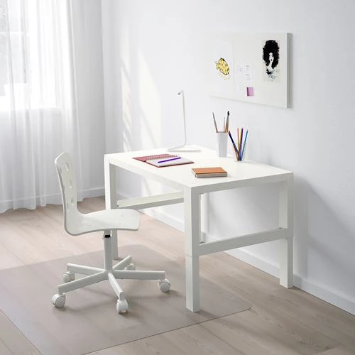 Стол детский - IKEA PÅHL/PAHL, 96x58 см, белый, ИКЕА (изображение №6)