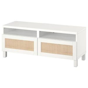 Тумба под телевизор - IKEA BESTÅ/BESTA, 120x42x48 см, белый, Бесто