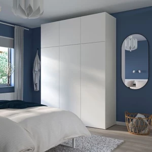Платяной шкаф - IKEA PLATSA/FONNES  / ПЛАТСА/ФОННЕС ИКЕА, 180x57x241, белый