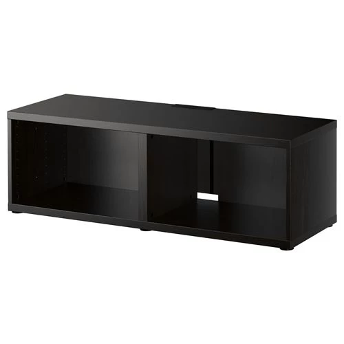 Каркас тумбы под телевизор - IKEA BESTÅ/BESTA, 120x40x38 см, черный, Беста/Бесто ИКЕА (изображение №1)