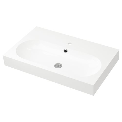 Раковина - IKEA BRÅVIKEN/BRAVIKEN, 80х48 см, белый, БРОВИКЕН ИКЕА