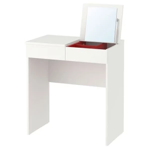 Туалетный столик - IKEA BRIMNES, 70х42 см, белый/красный, БРИМНЭС/БРИМНЕС ИКЕА