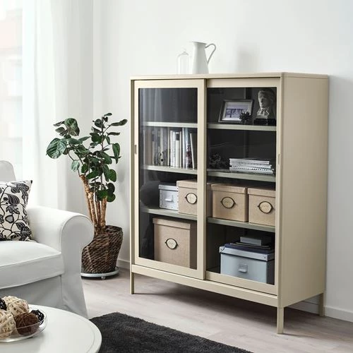 Органайзер с крышкой - IKEA KVARNVIK, 25x35x20 см, коричневый, КВАРНВИК ИКЕА (изображение №4)