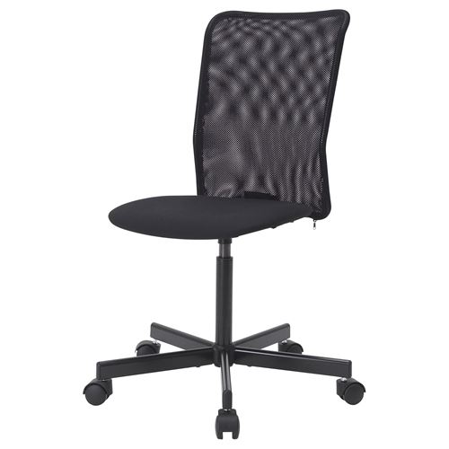 Офисный стул - IKEA TOBERGET, 60x40x98,5см, черный, ТОБЕРГЕТ ИКЕА