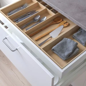 Поднос для столовых приборов - IKEA UPPDATERA, 72х50 см, светлый бамбук УППДАТЕРА ИКЕА