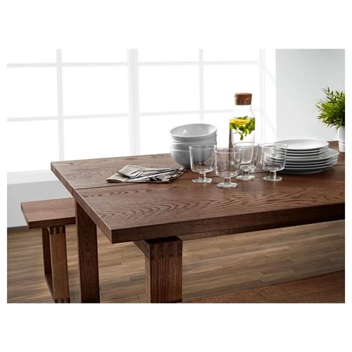 Скамья - IKEA MÖRBYLÅNGA/MORBYLANGA, 45х180х35 см, коричневый, ИКЕА (изображение №2)