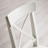 Стул деревянный - IKEA INGOLF,  белый, ИНГОЛЬФ ИКЕА (изображение №8)