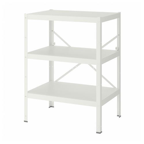 Стеллаж - IKEA BROR, 85х55х110 см, белый, БРУР ИКЕА