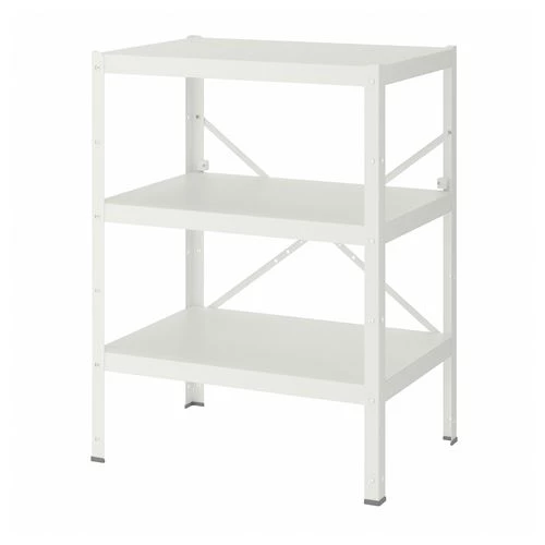 Стеллаж - IKEA BROR, 85х55х110 см, белый, БРУР ИКЕА (изображение №1)