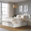 Кровать с подъемным механизмом - IKEA MALM, 160x200 см, белая МАЛЬМ ИКЕА (изображение №3)
