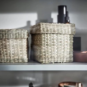 Органайзер с крышкой - IKEA LURPASSA, бежевый/светло-коричневый, ЛУРПАССА ИКЕА