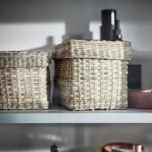 Органайзер с крышкой - IKEA LURPASSA, бежевый/светло-коричневый, ЛУРПАССА ИКЕА (изображение №5)