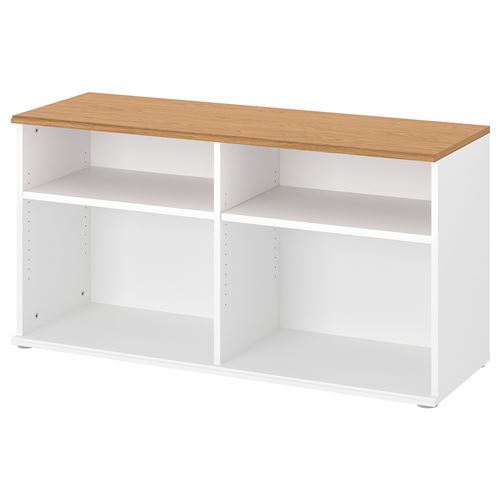 Тумба под телевизор - IKEA SKRUVBY/СКРУВБИ ИКЕА, 60х37,5х118 см, белый