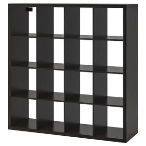 Стеллаж 25 ячеек - IKEA KALLAX, 147х147 см, черный, КАЛЛАКС ИКЕА