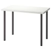 Письменный стол - IKEA LINNMON/ADILS, 100x60 см, белый/темно-серый, ЛИННМОН/АДИЛЬС ИКЕА