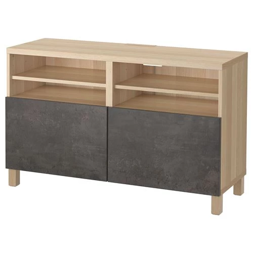 Тумба под ТВ - IKEA BESTÅ/BESTA, 120x40x74 см, коричневый, Бесто ИКЕА (изображение №1)