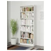 Открытый книжный шкаф - BILLY IKEA/БИЛЛИ ИКЕА, 28х80х202 см, белый (изображение №3)