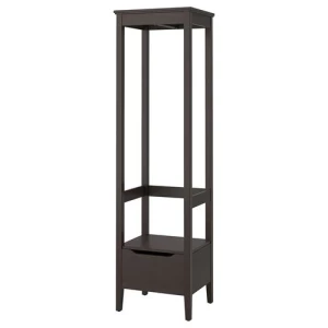 Шкаф для одежды - IDANÄS IKEA/ИДАНАС ИКЕА, 49х59х211 см, чёрный