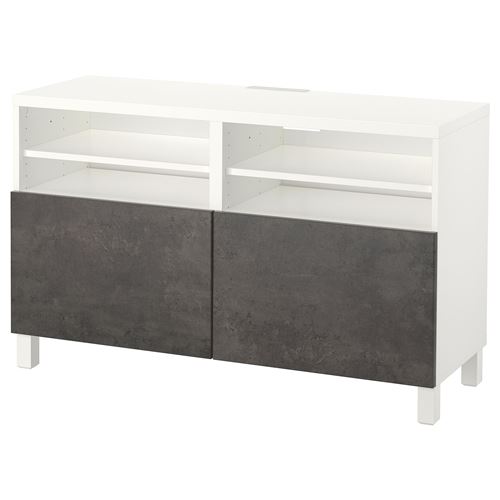 Тумба под ТВ - IKEA BESTÅ/BESTA, 120x40x74 см, серый, Бесто ИКЕА