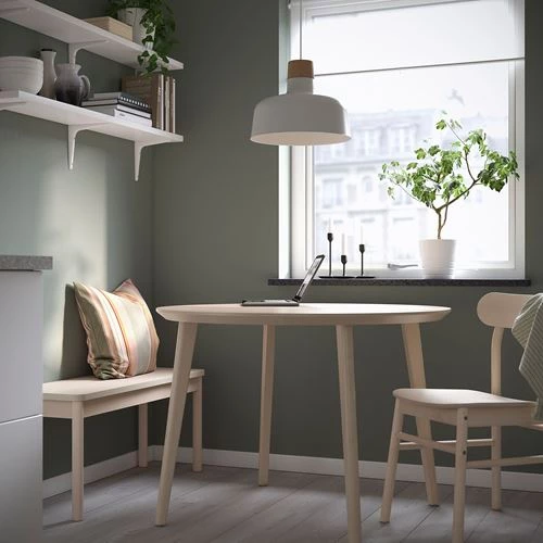 Скамья садовая - IKEA RÖNNINGE/RONNINGE, 45х100 см, бежевый/светло-коричневый,  РЁННИНГЕ ИКЕА (изображение №9)