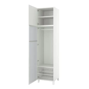 Шкаф - PLATSA/FONNES/STRAUMEN IKEA/ПЛАТСА/ФОННЕС/СТРАУМЕН ИКЕА, 57х60х251 см, белый