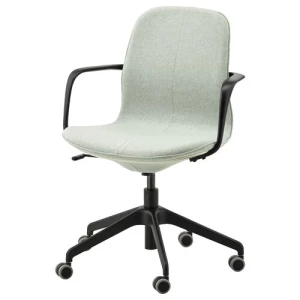 Офисный стул - IKEA LÅNGFJÄLL/LANGFJALL, 68x68x92см, серый, ЛОНГФЬЕЛЛЬ ИКЕА