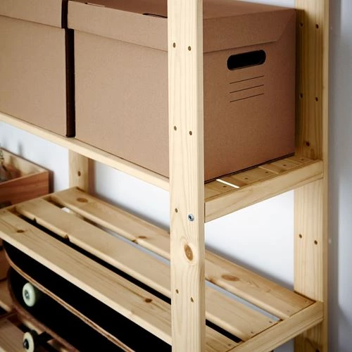 Стеллаж - IKEA HEJNE, 154х31х171 см, сосна, ХЕЙНЕ ИКЕА (изображение №3)