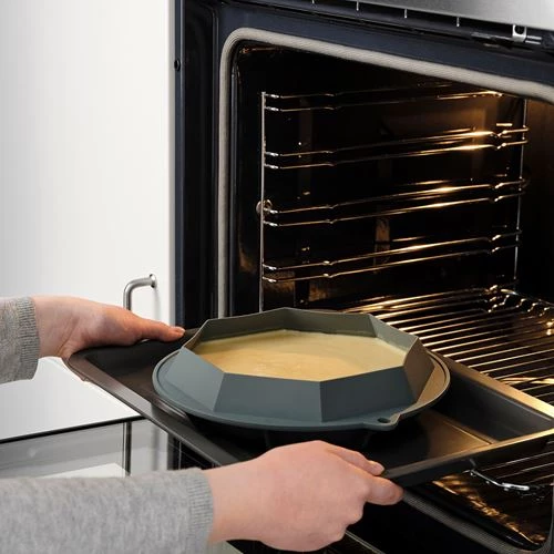 Силиконовая форма для торта - IKEA TÅRTBAK/TARTBAK, 2л, серый, ТОРТБАК ИКЕА (изображение №7)