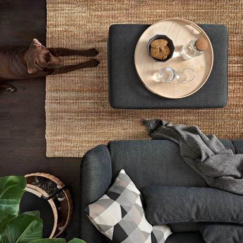5-местный угловой диван и шезлонг - IKEA FAMMARP, 108x109см, черный, ФАММАРП ИКЕА (изображение №8)