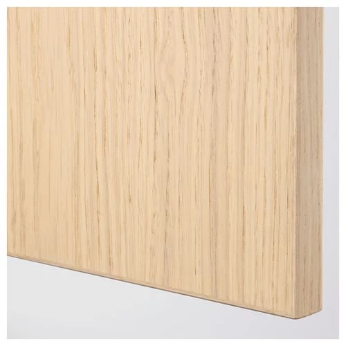 Дверь с петлями - IKEA PAX/FORSAND, 50x229 см, под беленый дуб ПАКС ИКЕА (изображение №2)