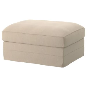 Пуф с местом для хранения - IKEA GRÖNLID/GRONLID/ГРЕНЛИД/ГРЁНЛИД ИКЕА, 98х73х49 см, бежевый