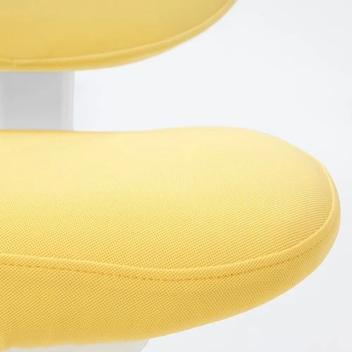 Стул детский - IKEA DAGNAR, 98х58 см, желтый/белый, ИКЕА (изображение №5)